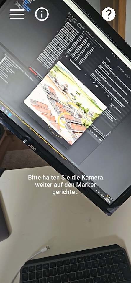 Adventures in #AR mode! Even when the image marker is placed at odd angles, everything still runs smoothly. Testing sure is a wild ride! :D #unity3d  #gamedev
