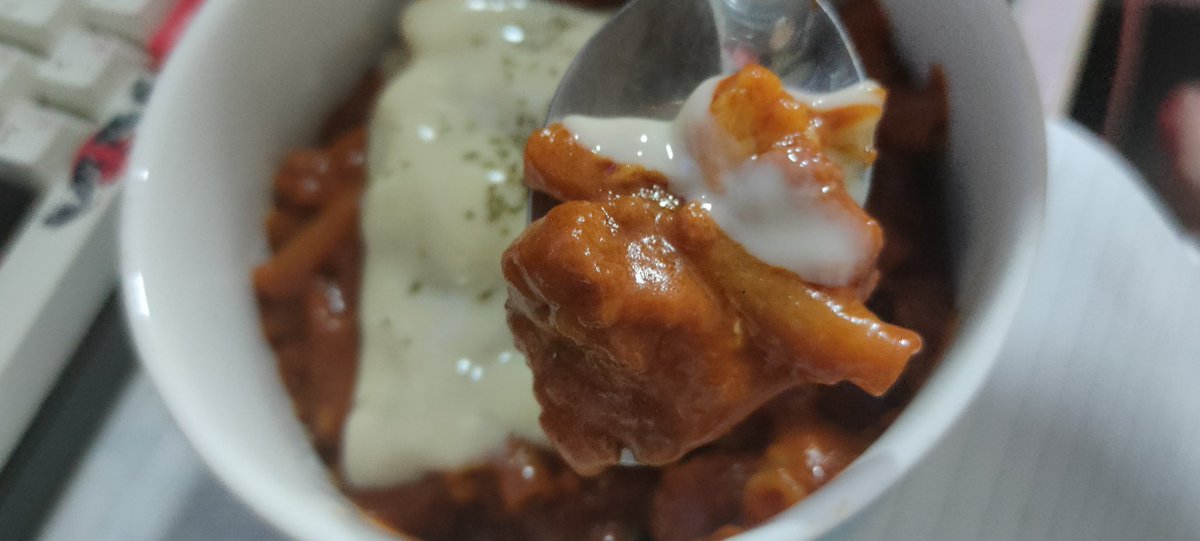 Riyou_Kisa's tweet photo. Tried this out 🍝
Additional ingredients of 🍖 &amp; 🧀
New tag! ✨ #Riyori
#Cooking https://t.co/dw9SxS0MvL