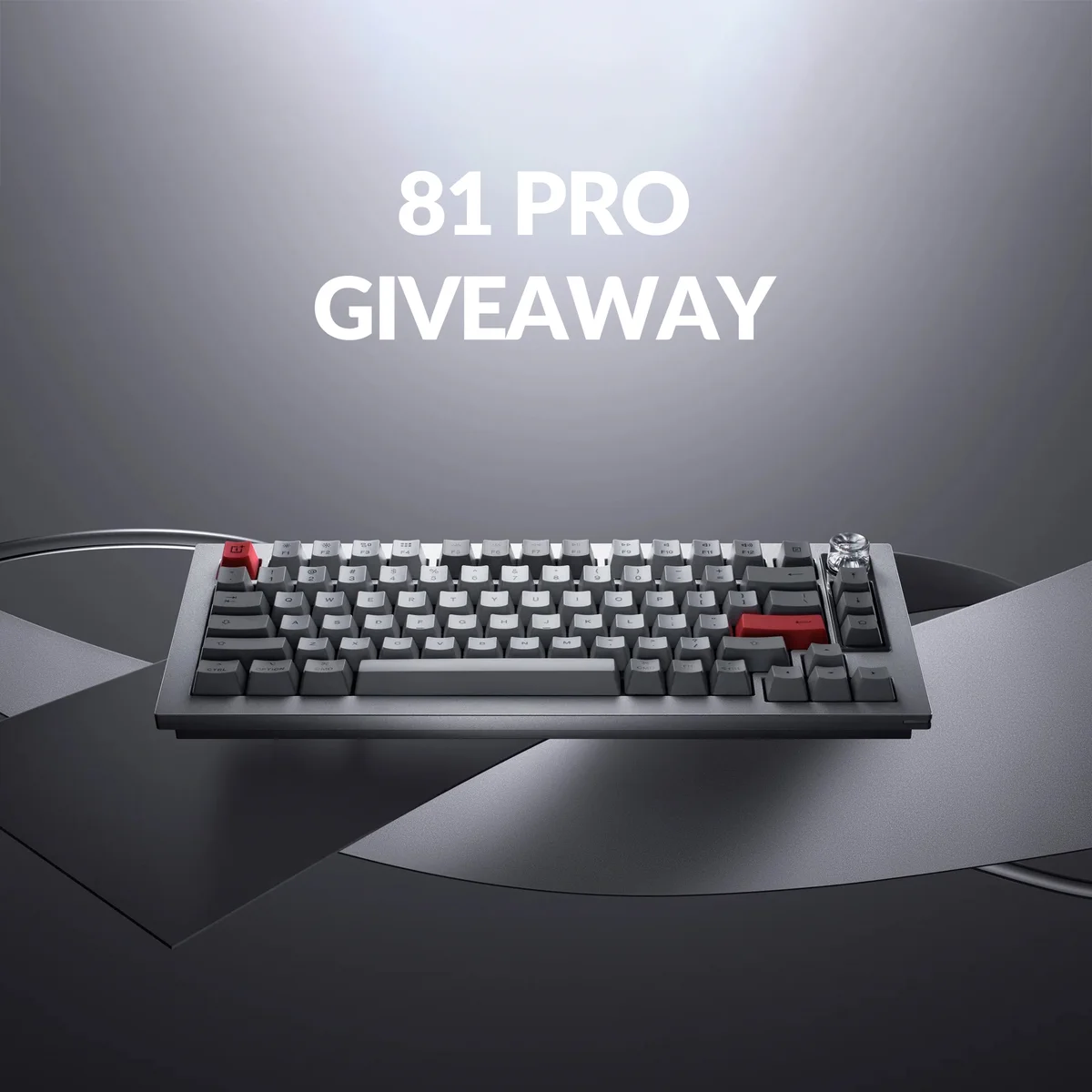 To celebrate the release of Keyboard 81 Pro, we are giving away one 81 Pro to one lucky winner🎉. The winner will be announced on July 31.

Retweet and enter #giveaway👉🏻 https://gleam.io/J1dJf/keyboard-81-pro-giveaway
Order here👉🏻https://bit.ly/3QePtSn

#keychron #mechanicalkeyboard #customkeyboard #keyboard81pro
