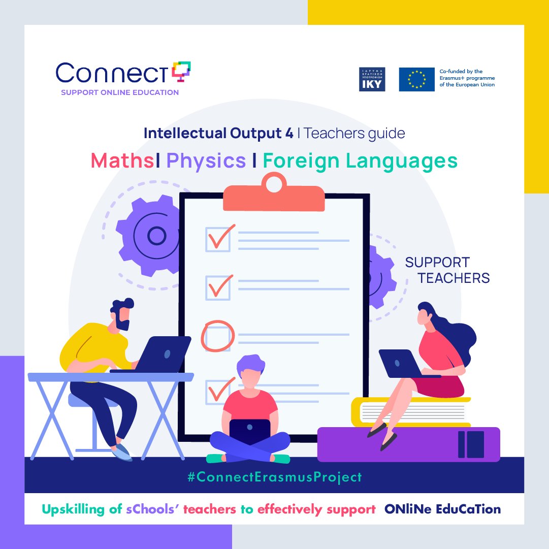 CErasmusproject's tweet photo. 📢Great news! You can access the deliverables of the 4th outcome of #ConnectErasmusProject at https://t.co/wOVlOwMMeu. The Preliminary and Final #teacher’s guides are available in 🇬🇧! You may also find short versions in 🇬🇷and 🇮🇹! https://t.co/N51LrEakl4