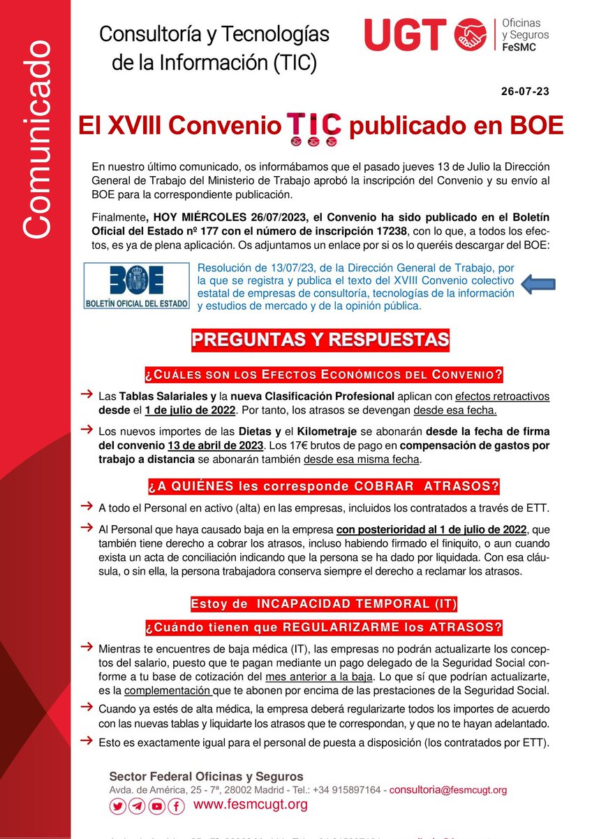UGT TIC tweet media