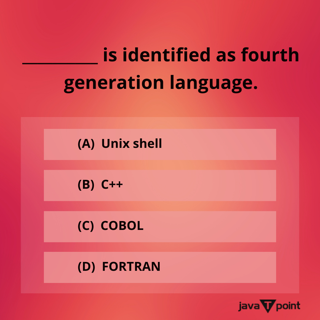 Bhavana83491661's tweet photo. Quiz
.
.
.
.
to check your answer
https://t.co/gD3e4p8M89
click the above link Q. no 16
.
.
.
.
#LowCodeSoftwareDevelopment #TraditionalSoftwareDevelopment #CustomSoftware #GenericSoftware #unixshell #c #cpp #fortran #computerengineering #javatpoint https://t.co/FVGq9T8b1A