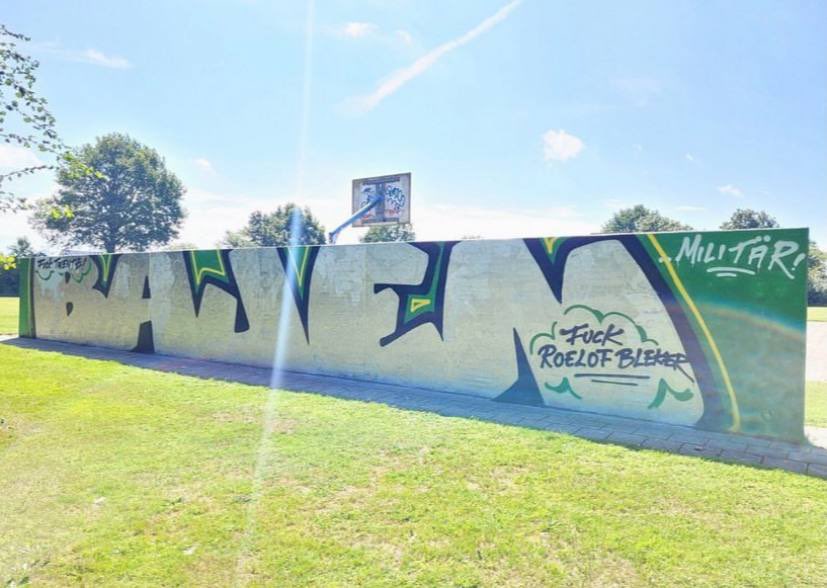 hooliganscz1999's tweet photo. 26.07.2023, Hammarby🇸🇪 graffiti in Enschede🇳🇱 https://t.co/Fjy3xrmcco https://t.co/V4pH6r3TXb