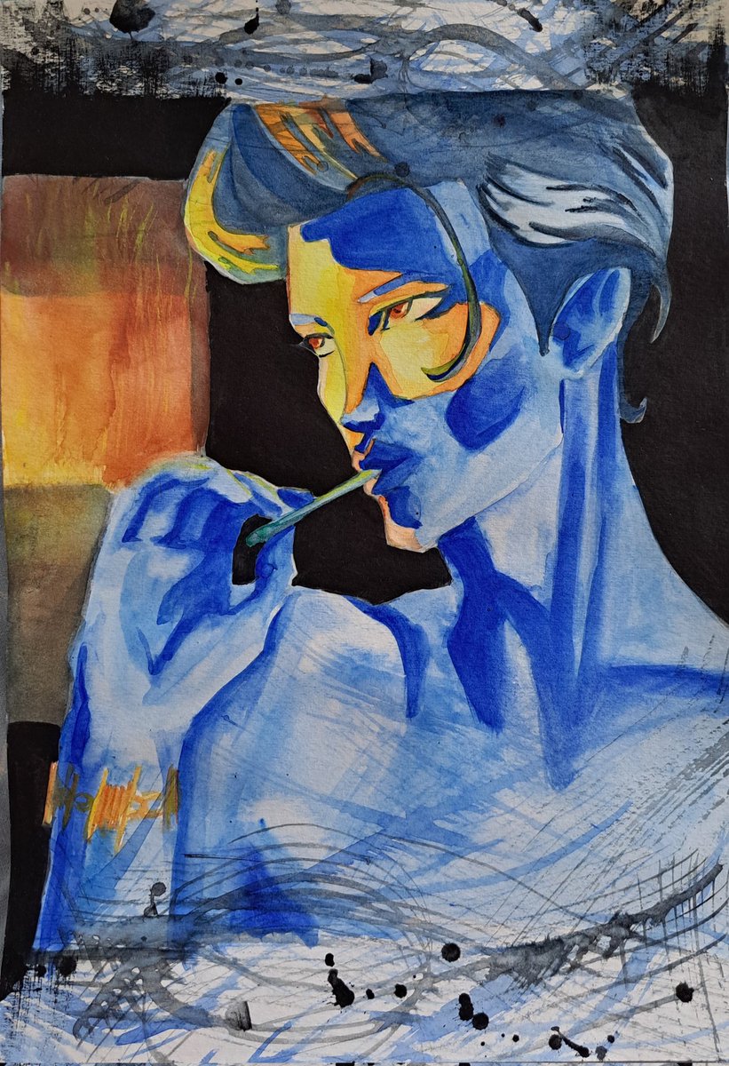 MercyVideodrome's tweet image. first attempt at watercolor