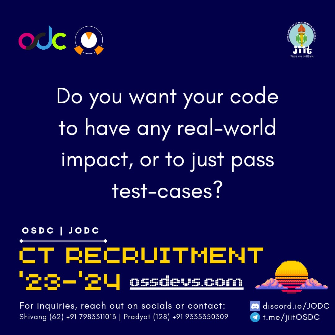 Open Source Developers Community (OSDC) tweet media