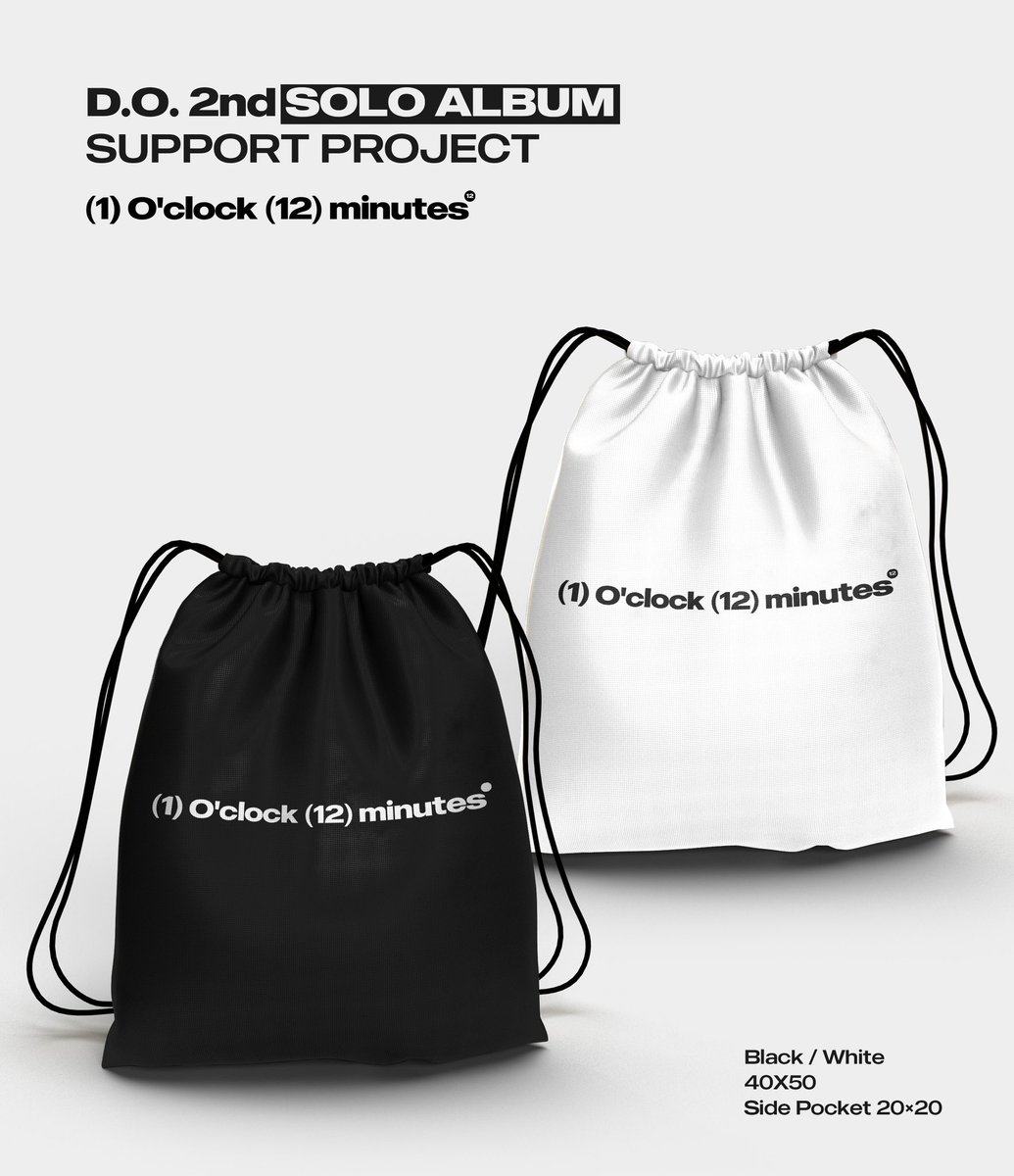 DOMENT_12's tweet image. D.O. 2nd SOLO ALBUM SUPPORT PROJECT

(𝟭)𝗢'𝗰𝗹𝗼𝗰𝗸 (𝟭𝟮)𝗺𝗶𝗻𝘂𝘁𝗲𝘀⑫

➖

Jimsack &amp;amp; LabelKeyring

🛒 ORDER PERIOD
2023. 7. 27 - 2023. 8. 15

witchform.com/deposit_form/4…

RT 해주시는 두분에게 추첨을 통해 짐색+키링 세트를 드립니다.

자세한 사항은 윗치폼을 확인해 주세요.
For…