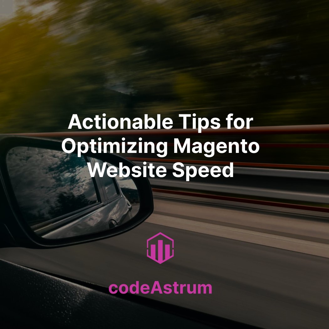 codeAstrum's tweet image. Actionable Tips for Optimizing Magento Website Speed 🚀
If you're running a #Magento-powered website, optimizing its speed is a must!
Here are some actionable tips to help you achieve optimal performance 👉 codeastrum.com/blog/importanc…
#Magento2 #Ecommerce #WebsiteSpeed