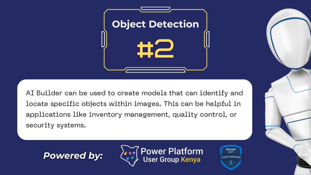 PowerplatformKe's tweet image. AI Builder in action can be seen through various real-world scenarios where it is used to enhance business processes and applications. 

Here are a few examples of how #AIBuilder is applied: 

#powerplatform #AI
