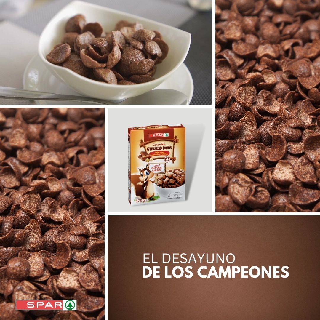 SparEspanola's tweet photo. 🍫 ¡Descubre el delicioso mundo de Choco Mix ! 🌟
🍫🌰Rellenos de chocolate y avellana
💪Con 7 vitaminas y hierro
😎Si buscas un desayuno sabroso y nutritivo, nuestros Choco Mix Rellenos son la opción perfecta. 👌
#SaberElegir #SparEspañola #ChocoMix #Desayunos https://t.co/M3dodaOaj4