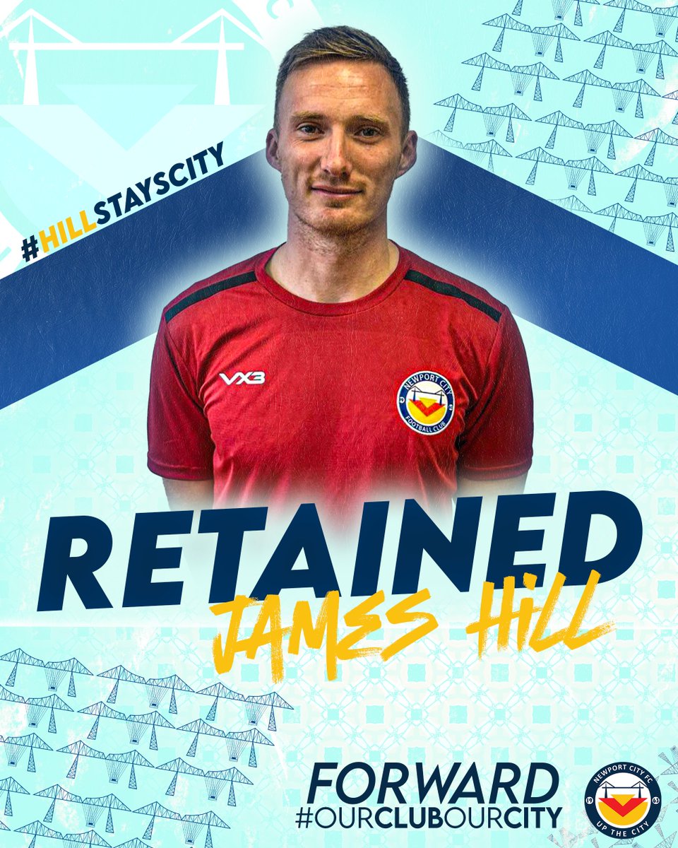NewportCity_FC's tweet photo. 𝘼𝙣𝙤𝙩𝙝𝙚𝙧 𝙊𝙣𝙚

@jameshill92 has signed on for 2023/24 with The Steelmen!

#OurClubOurCity 🔵 https://t.co/7Vz2JHLwtW