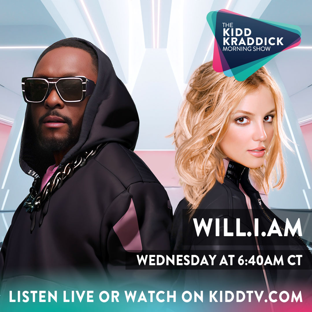 Chatting with @iamwill about his new song with @britneyspears at 7:40 ET / 6:40 CT!