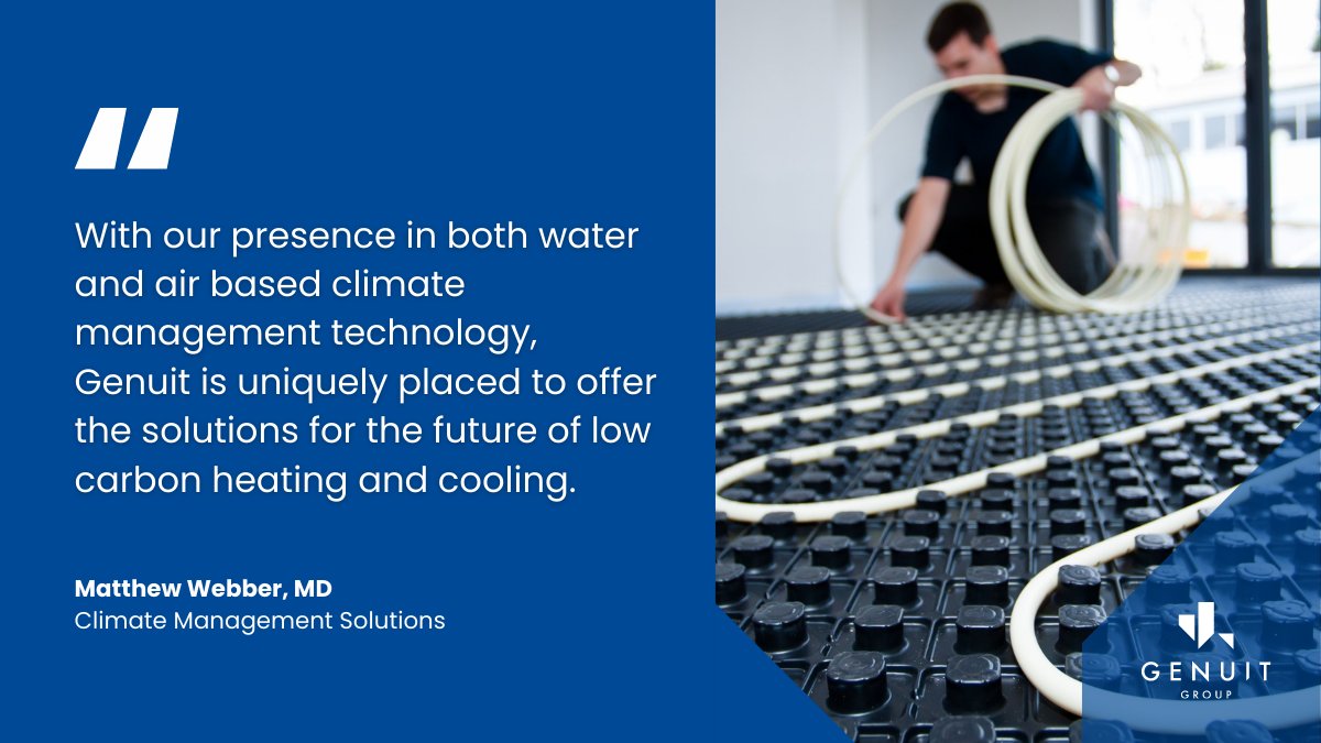 The move away from fossil fuels as an energy source and the economic issues around energy cost have led to an increase in demand for more efficient solutions.  That’s where our lower carbon heating &amp; cooling options come in. Read more here: ar22.genuitgroup.com
