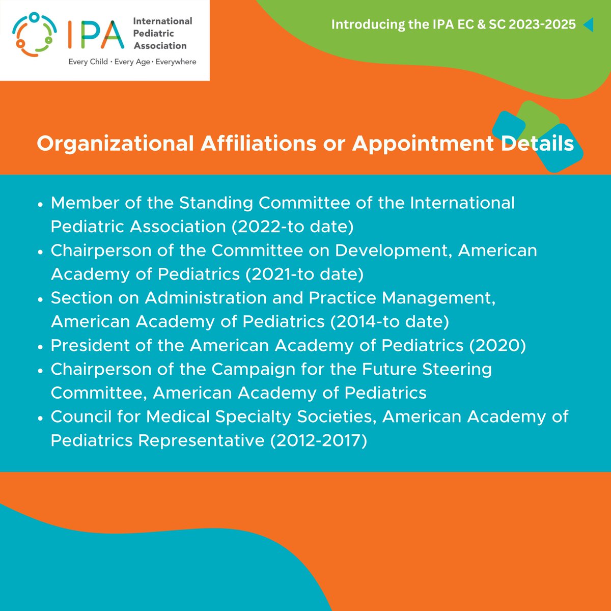 International Pediatric Association tweet media