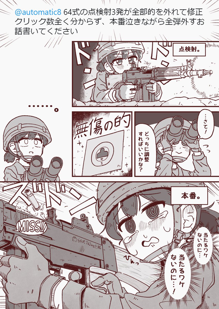 少し昔の鉄砲漫画たち