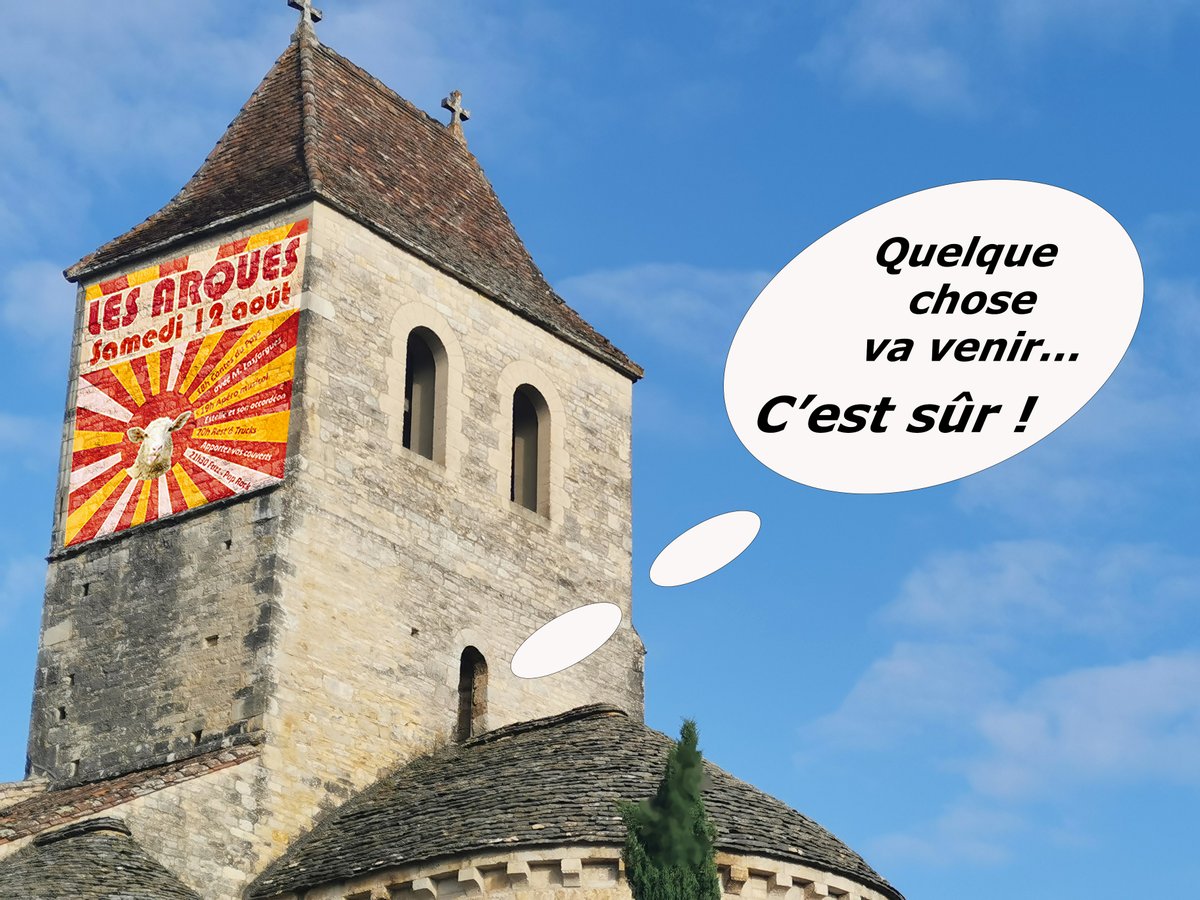 PatrickFavrel's tweet photo. #lesarques : Quelque chose va venir...🤓
C'est sûr ‼️
👉 Quand ? Le samedi 12 août bien-sûr ❗️
A vos agendas...✍️ https://t.co/U6dW77RwTN
