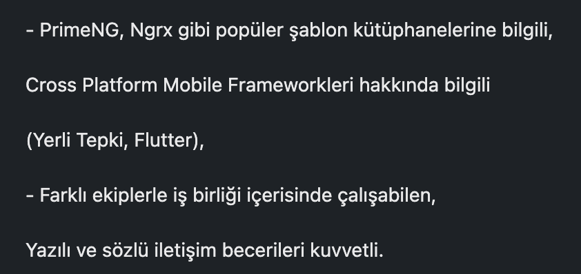 hbasaraner's tweet photo. Tepki kütüphanesinde uzman, İleri.js çerçevesine hakim, Kuyrukrüzgarı CSS ile geliştirme yapmış kıdemlı ön uç geliştirici aranır. En az 7 sene deneyim tabi ki. https://t.co/5n5uCSUpQm