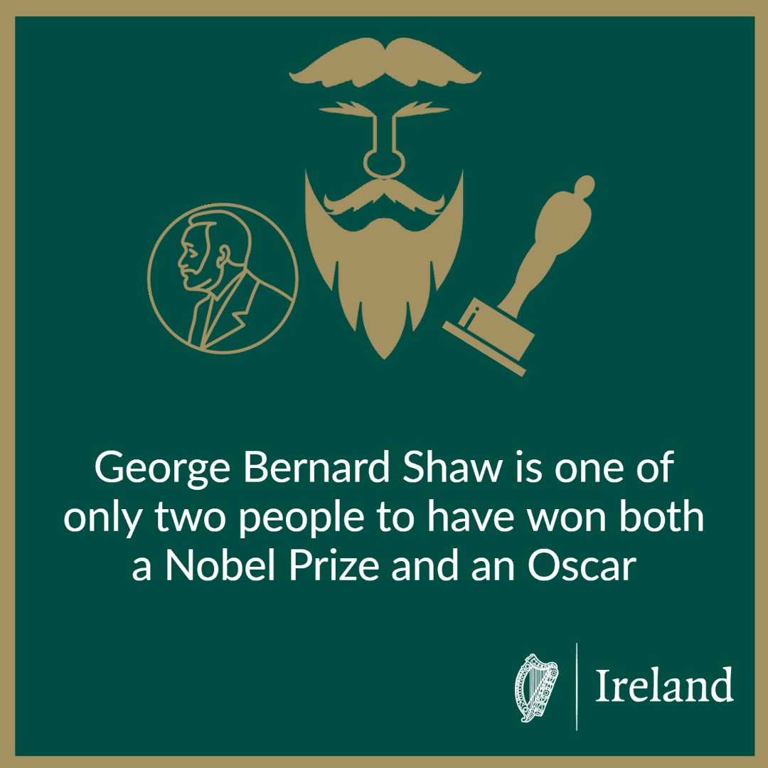 Did you know? 

Cillian Murphy might be up for an Oscar for his role as Nobel Prize nominee J. Robert Oppenheimer but George Bernhard Shaw is one of only two people who actually won both (the other one is Bob Dylan).

Shaw, who wrote Pygmalion, would have turned 167 today. https://t.co/vuCZo6xrdc