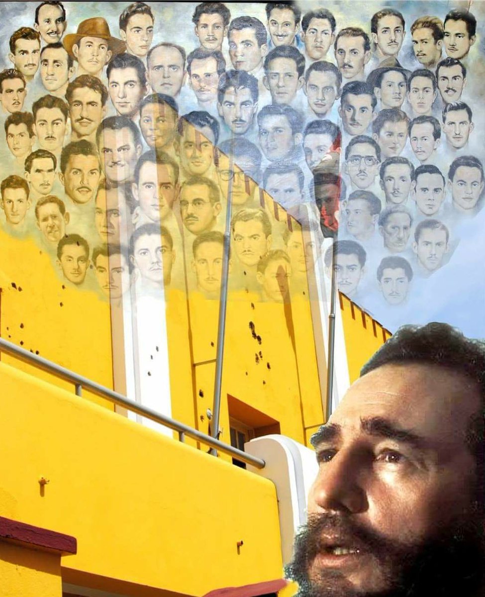 Gloria eterna a los héroes y mártires del Moncada.
Por ellos, por la Revolución, habrá que darlo todo.
#FidelPorSiempre 
#70Moncada
