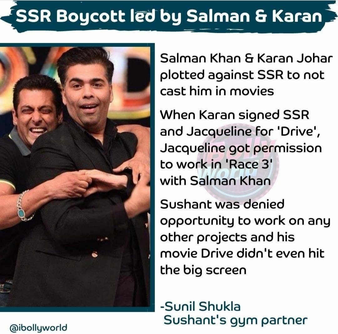 Yasmin2186's tweet photo. "I lost out on 12 films in one year."

— #SushantSinghRajput 
 
NO SUSHANT NO BOLLYWOOD 

BW Killed SSR DreamProjects 
#BoycottSalmanKhan 🐷🐷

#BoycottBollywoodForever https://t.co/iDaZyIhB33