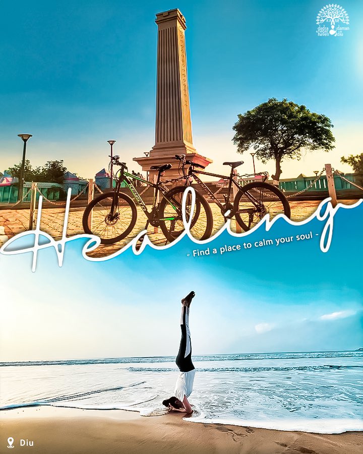 dnhddtourism's tweet photo. Discover Diu, a haven of tranquillity! Bask in the peaceful ambience of this coastal gem. Find your inner peace and stay calm amidst the soothing waves and serene surroundings.
#diu #diuisland #peace #healing #peaceful #calm #cycling #yoga #explorediu #explorednhdd #dnhddtourism https://t.co/Y1MZrgYZb5
