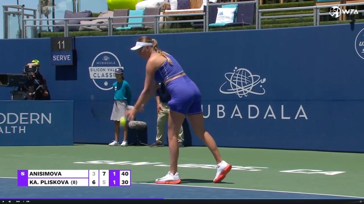Oriorion15's tweet photo. #Anisomova  #tennis #WTA https://t.co/L3kx6JdMox