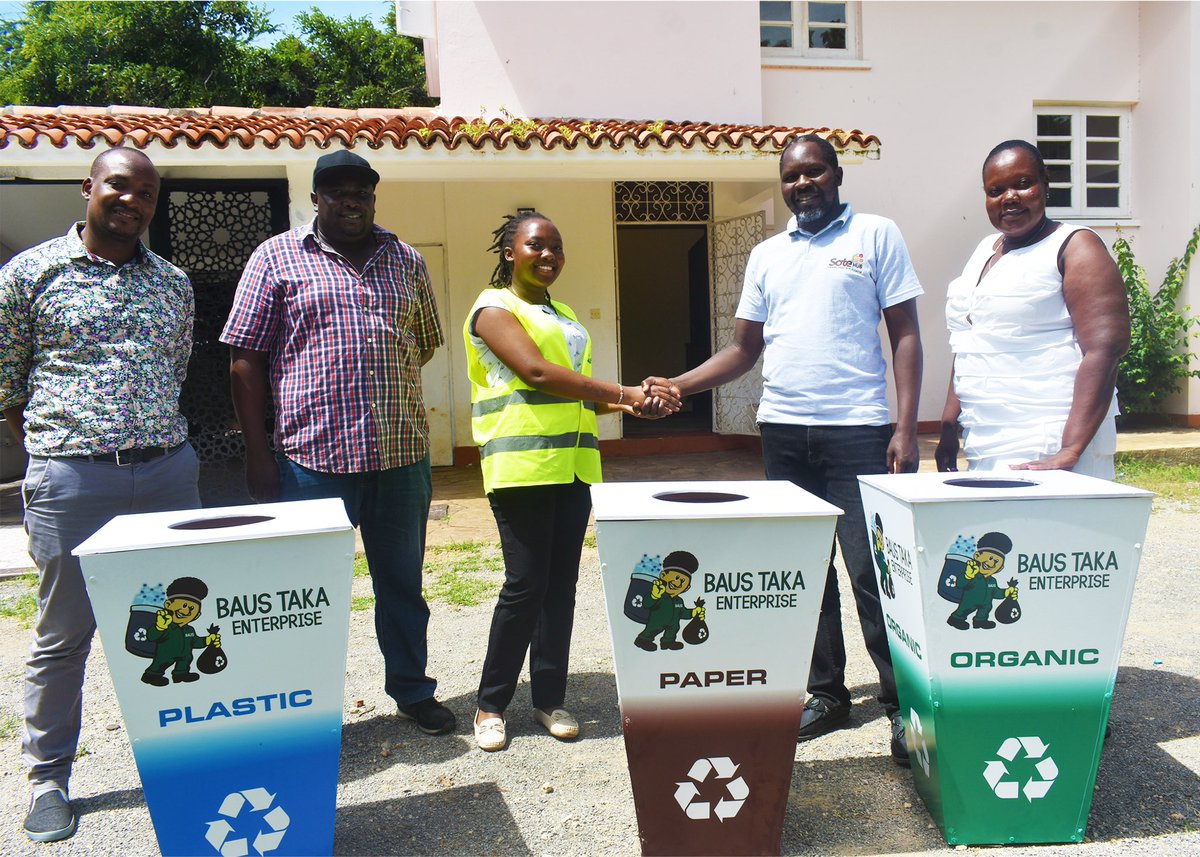 BausTaka's tweet photo. Successfully delivered #waste #segregation #bins at @Sote_Hub in Nyali, Mombasa County . Thrilled to have the innovation hub implementing #Waste #Segregation at source. Thanks to the Director @DavidOgiga & team for spearheading sustainable waste management practices!
#EcoChamps https://t.co/ktKWxtj22H