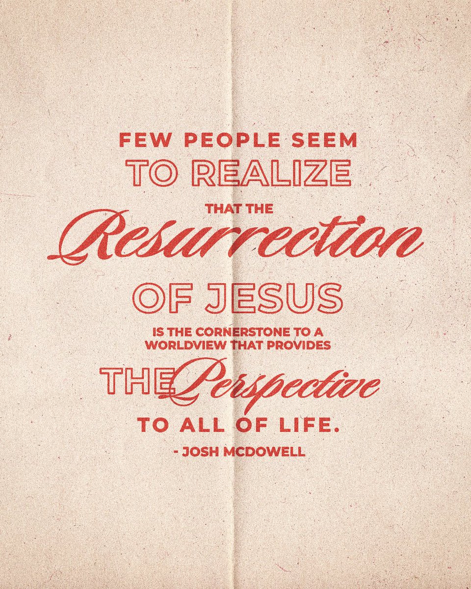 “No matter what happens to you, no matter the depth of tragedy or pain you face, no matter how death stalks you and your loved ones, the Resurrection promises you a future of immeasurable good.”

#FBCStarkville #ExtraCredit