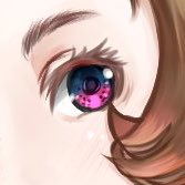 お目目塗るの楽しいよね目を塗る作業が一番好き 