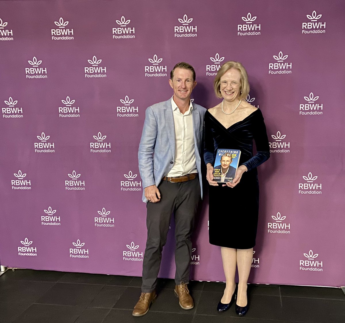 QldGovernor's tweet photo. The Governor attended a dinner hosted by the Royal Brisbane and Women’s Hospital Foundation to celebrate the impact of donors and how funding has advanced patient care and life-saving research for all Australians. Her Excellency is Patron of the RBWH Foundation. https://t.co/50QlFPNyQD