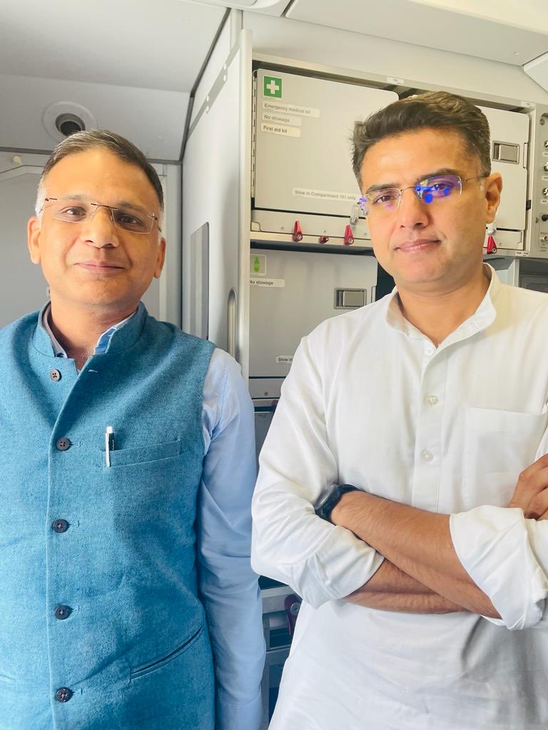 Rahulredox's tweet photo. @SachinPilot Today during Journey got an opportunity to interact with Sachin Ji. He is humble and dynamic personality.
My regards and best wishes to him https://t.co/pfcFGoknf7