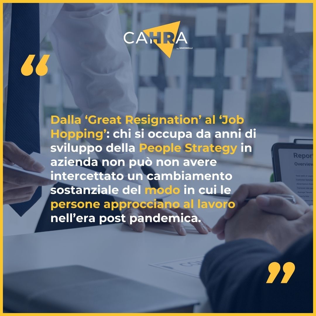 CAHRA_Simonelli's tweet photo. 👀 #HR: #LuigiMaienza sui #fenomeni del settore.

💭 “Il fenomeno della #GreatResignation e del #JobHopping indica la propensione, riscontrata soprattutto nei giovani della #GenZ e nei #Millennial, a cercare continuamente nuove proposte di #lavoro..."

👇 Scopri di più! https://t.co/R8O6Ls7Bhf
