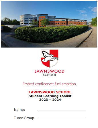 lawnswoodschool's tweet photo. A reminder that all students will be required to have their new Student Learning Toolkit on their desk every lesson. It contains #ThinkingMaps, #ExamPrep resources, #TextMarking cards, #Planner2023, & much more. #ReadyToLearn #confidence https://t.co/vqVa2ebObJ