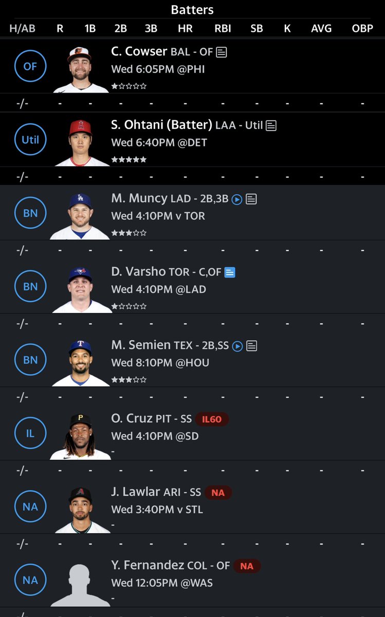 bigpoppathomp's tweet photo. @MKBFantasy Someone in my league dropped Gavin Williams but I am struggling to figure out who to drop. I’m thinking Varsho https://t.co/L3qJtBObIu