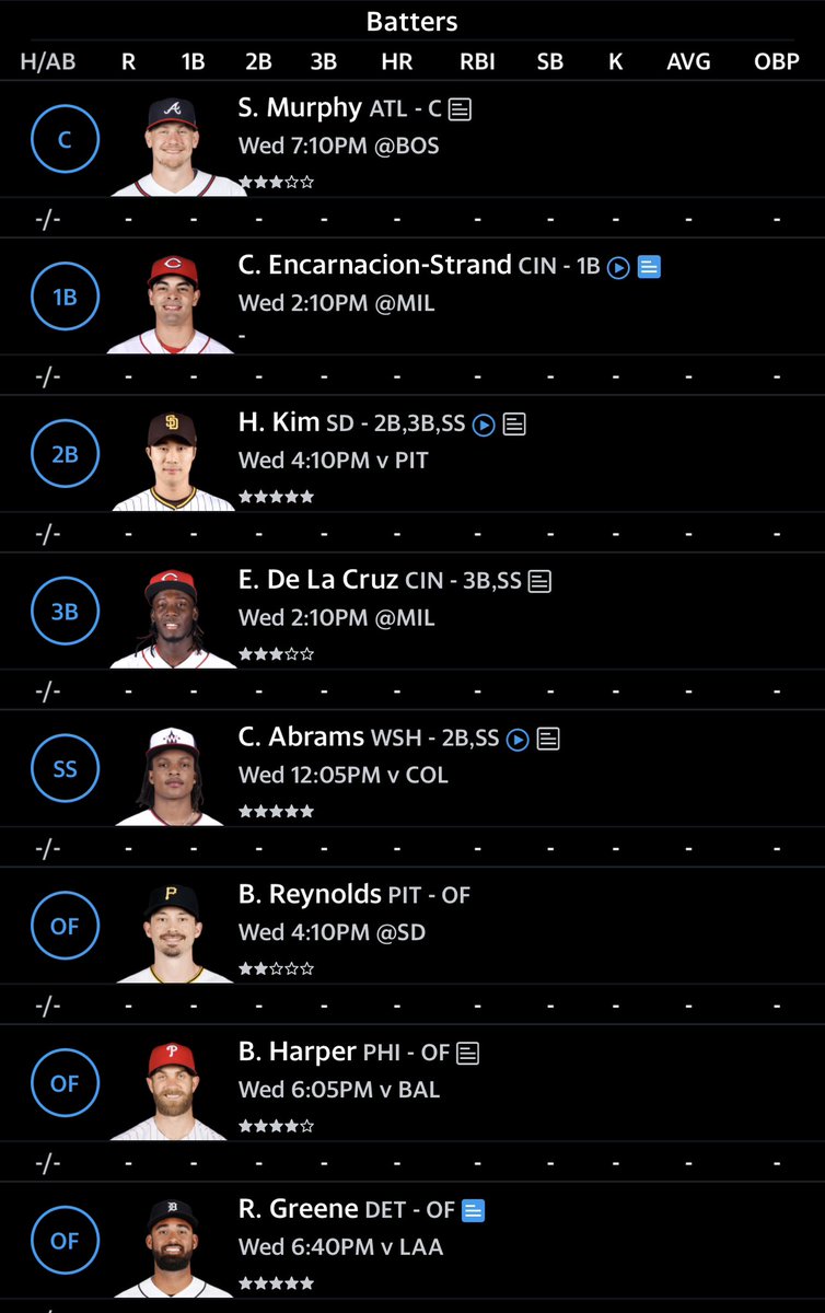 bigpoppathomp's tweet photo. @MKBFantasy Someone in my league dropped Gavin Williams but I am struggling to figure out who to drop. I’m thinking Varsho https://t.co/L3qJtBObIu