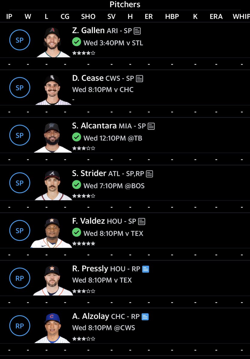 bigpoppathomp's tweet photo. @MKBFantasy Someone in my league dropped Gavin Williams but I am struggling to figure out who to drop. I’m thinking Varsho https://t.co/L3qJtBObIu