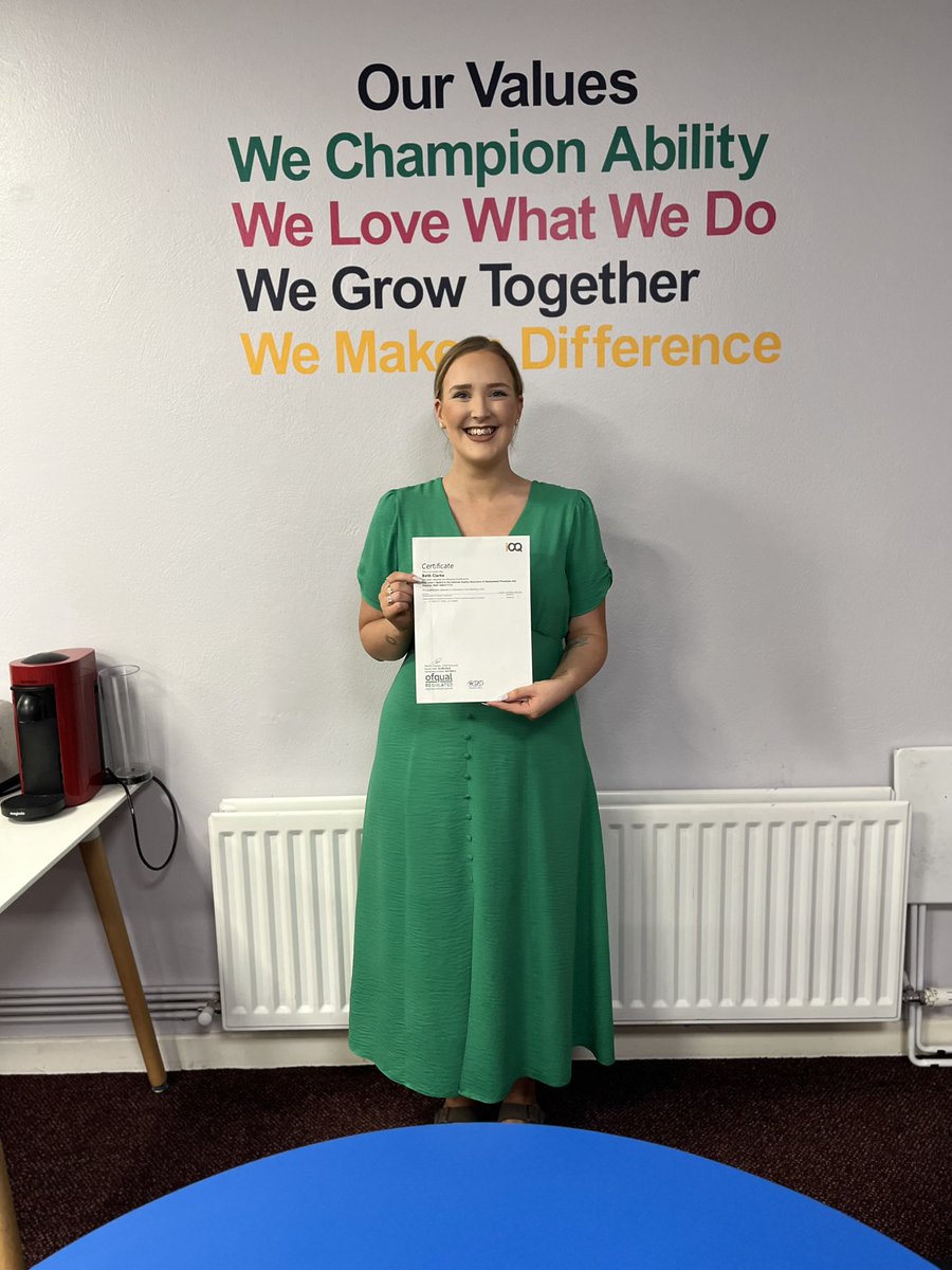 USEL182's tweet photo. We are celebrating the fantastic achievement of Beth Clarke, our life skills tutor, who has achieved her level 4 award in The Internal Quality Assurance of Assessment Processes & Practice. ๐ฅ
Congratulations Beth on your outstanding achievement.
#staffsuccess #usel https://t.co/YU2Gcr2QCC