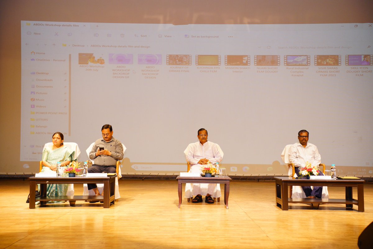 PRDeptOdisha's tweet photo. A one-day Orientation Training-cum-Workshop on #Livelihoods, #Marketing and #SkillDevelopment for ABDOs was organized by @ormas_odisha at SOA University, Bhubaneswar on 26.07.2023.  
@PRDeptOdisha @IPR_Odisha https://t.co/49aQaKDT5C