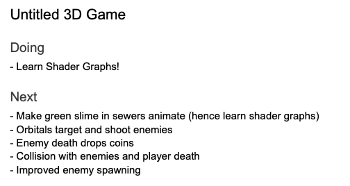 JohnPassfield's tweet photo. New game Todo update. I have added a brand new task and I have no idea how long it will take :-) I will probably make it an ongoing task and get the orbitals shooting soon. #unity3d #IndieGameDev #UnityShaders #gamedev https://t.co/RhcRJ99xBm