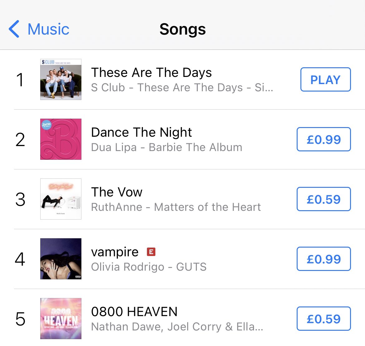 withlovelorna's tweet photo. what a special day 🥰 “These Are The Days” is out now, but to see @SClub7 currently holding the number 1 spot on iTunes is the greatest gift of all. Happy release day my faves 🫶🏼✨ https://t.co/7mxgX0gUCM
