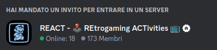 Nikoh77's tweet photo. #BuongiornoATutti REtrogaming ACTivities (aka REACT) è un #server #discord #italiano con #mercatino usato a tema #retrogaming #retrocomputing #misterfpga #amiga #commodore #c64 #atari #snes #nes #sega #gameboy #nintendo #crt #dreamcast #PlayStation #xbox https://t.co/WKMO7nFctW https://t.co/rckOsPZnEI