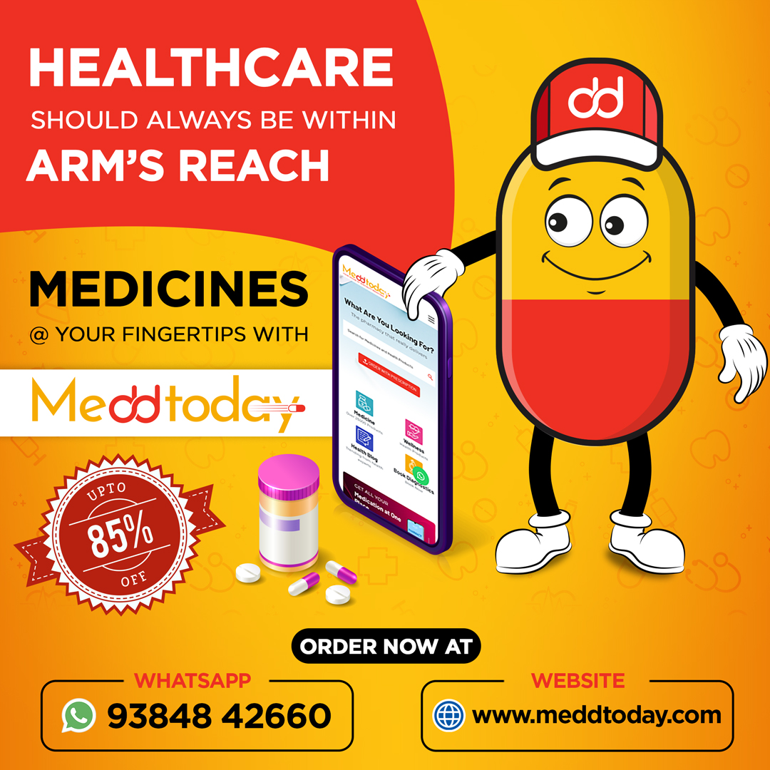 Get all your prescription medications, OTCs and more delivered at your doorstep through Meddtoday. We deliver on time, every time!

#OnlinePharmacy #MedicineDelivery #HassleFreeHealthcare #NoMoreWaiting #ConvenientMedicine #DoorstepDelivery #Meddtoday #StayConnected