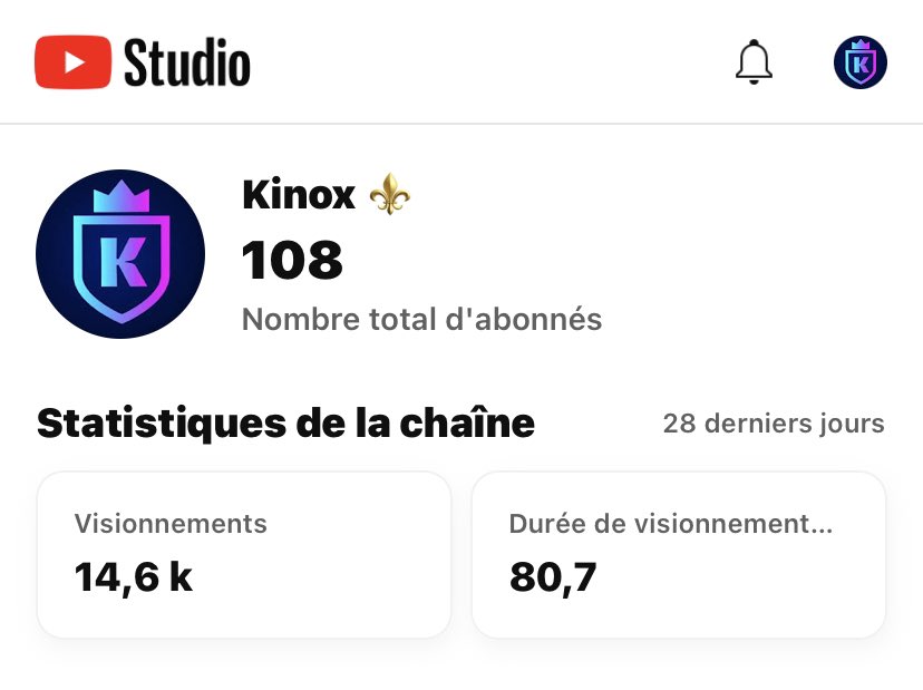 KinoxFN's tweet image. Un grand merci à tous pour les 108 abonnés YouTube ! On progresse 😃 youtube.com/@KinoxFN