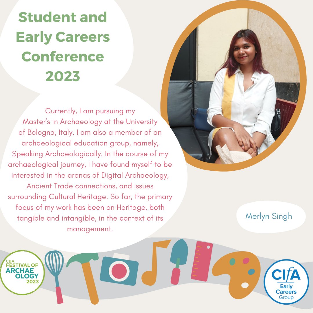 CIfA_EC's tweet photo. Next up we have a presentation from Merlyn Singh, a member of @speakingarch, who will be presenting a case study of Babri Mosque in the context of communal ideology and conservation 
#ECArch2023 #FestivalOfArchaeology https://t.co/KVr7xJlKe2