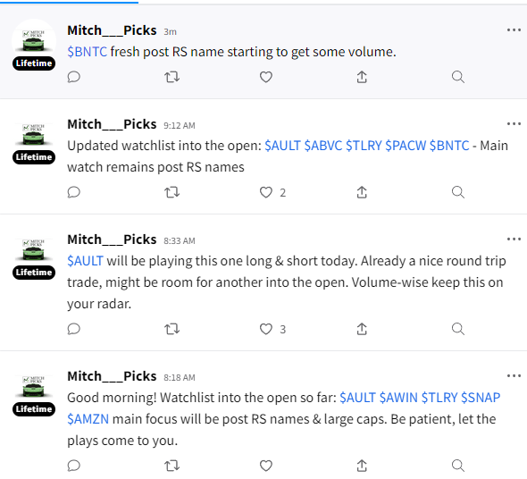 Mitch___Picks's tweet photo. Realizing my tweets aren't going through @Stocktwits again, but $BNTC halted https://t.co/j6sNffXJBM