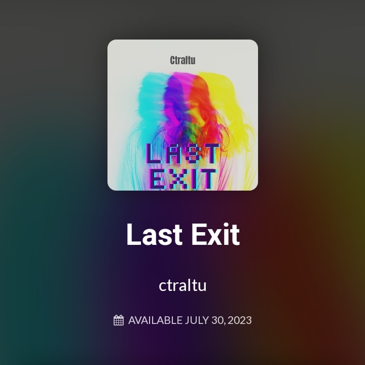30. Juli neues Album von ctraltu - und vorerst das Letzte. Mit dem code "nachtfahrer" spart ihr auf Bandcamp immer 90 Prozent.