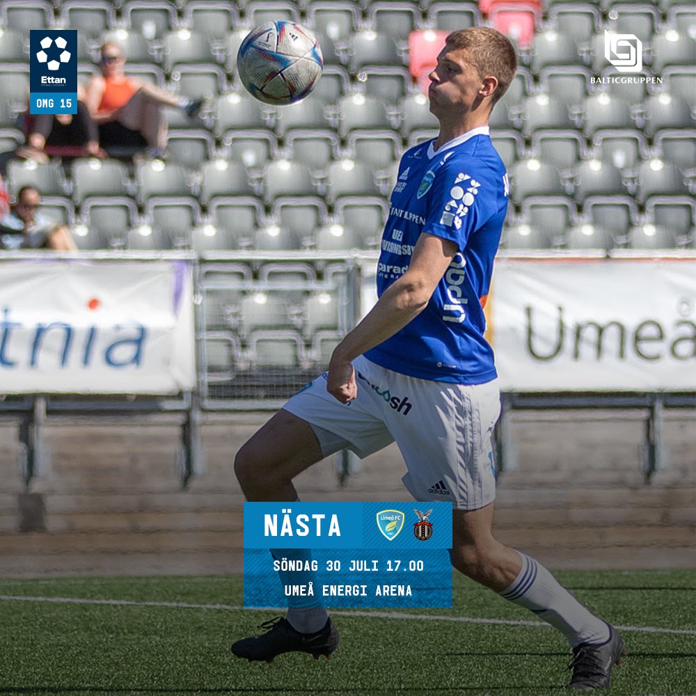 UmeaFC's tweet photo. 🔜 På söndag kör vi igen!

🎫 https://t.co/0wAwopViBO

#UFCFCS #UmeåFC https://t.co/h0XrALcQVu