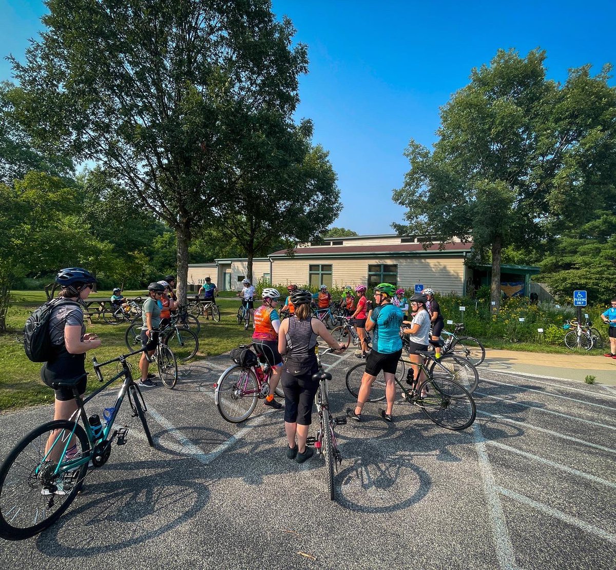 🍉🩷 Big Shout-out to the Wabash River Cycle Club for an incredible evening ride Tuesday Evening.  Thank you for all your hard work getting #morewomenonbikes in the Greater Lafayette area!  Keep up the amazing work! 🙌🔥  wrcc-in.org.
