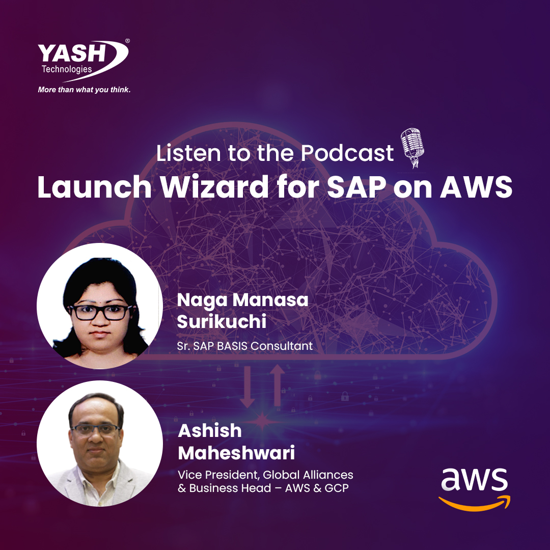 YASH_Tech's tweet image. Exciting Announcement!📣  We&apos;re thrilled to launch an exciting✨ #podcast📻 featuring a perfect blend of innovation💡 &amp;amp; expertise - &quot;Launch Wizard for SAP on AWS &quot;!
Join Ashish Maheshwari &amp;amp; Naga Manasa Surikuchi. Tune🎧 in here: hubs.la/Q01YYxCF0 

#SAPonAWS #LaunchWizard