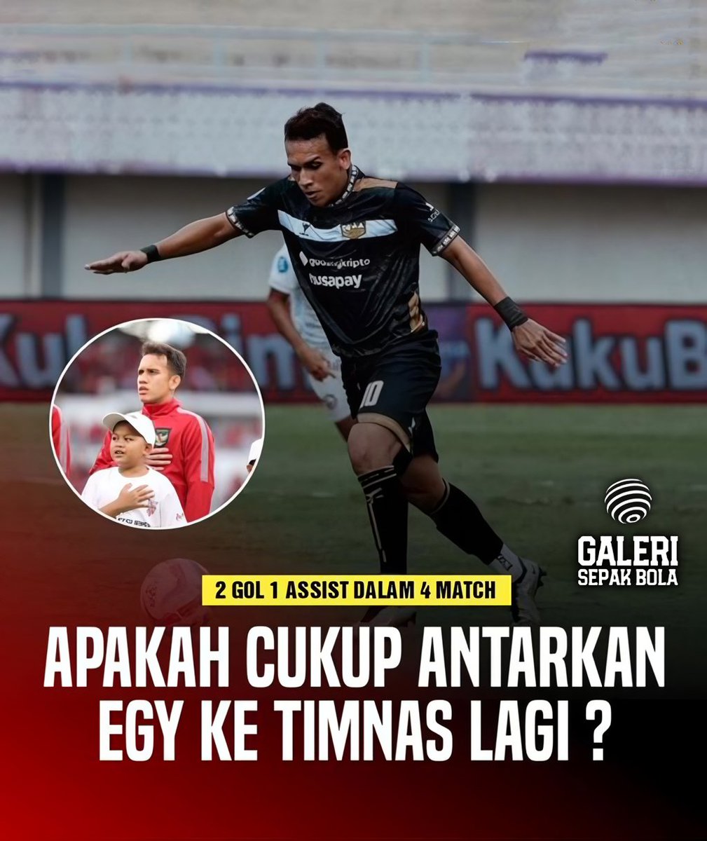 EGY MAULANA 🔥

Cetak 1 gol dan 2 assist dalam 4 pertandingan

Serta membawa Dewa United ke puncak klasemen Liga 1

Apakah ini waktunya Egy Messi kembali ke Timnas Indonesia?

#galerisepakbola #sepakbolaindonesia #timnas #TimnasDay #timnasgaruda #TimnasIndonesia #egymaulana