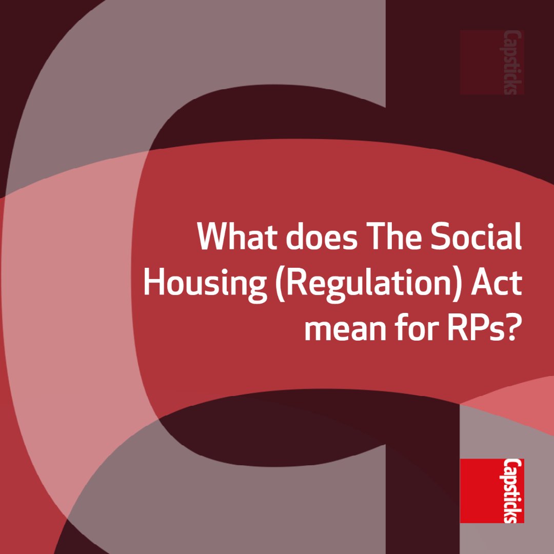 CapsticksSH's tweet photo. Last week the Social Housing (Regulation) Act (the Act) received Royal Assent to become law in the UK.
In our latest insight @SusieRogers12, Michael Owen and Catherine Craven summarise the upcoming key changes.

Read the full insight here: https://t.co/dREDcx5ryc https://t.co/6Y5ezPVh9a